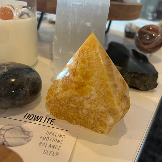 YELLOW CALCITE POINT