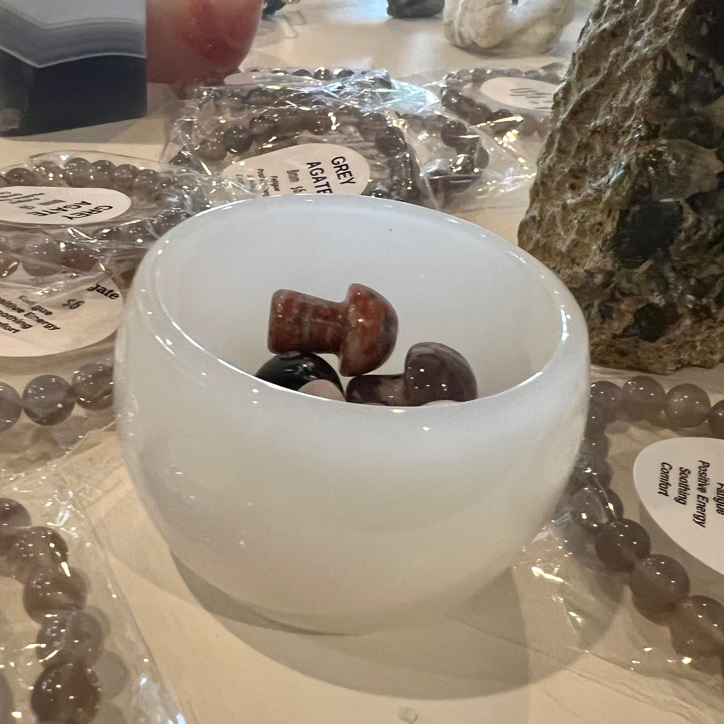 WHITE JADE BOWLS