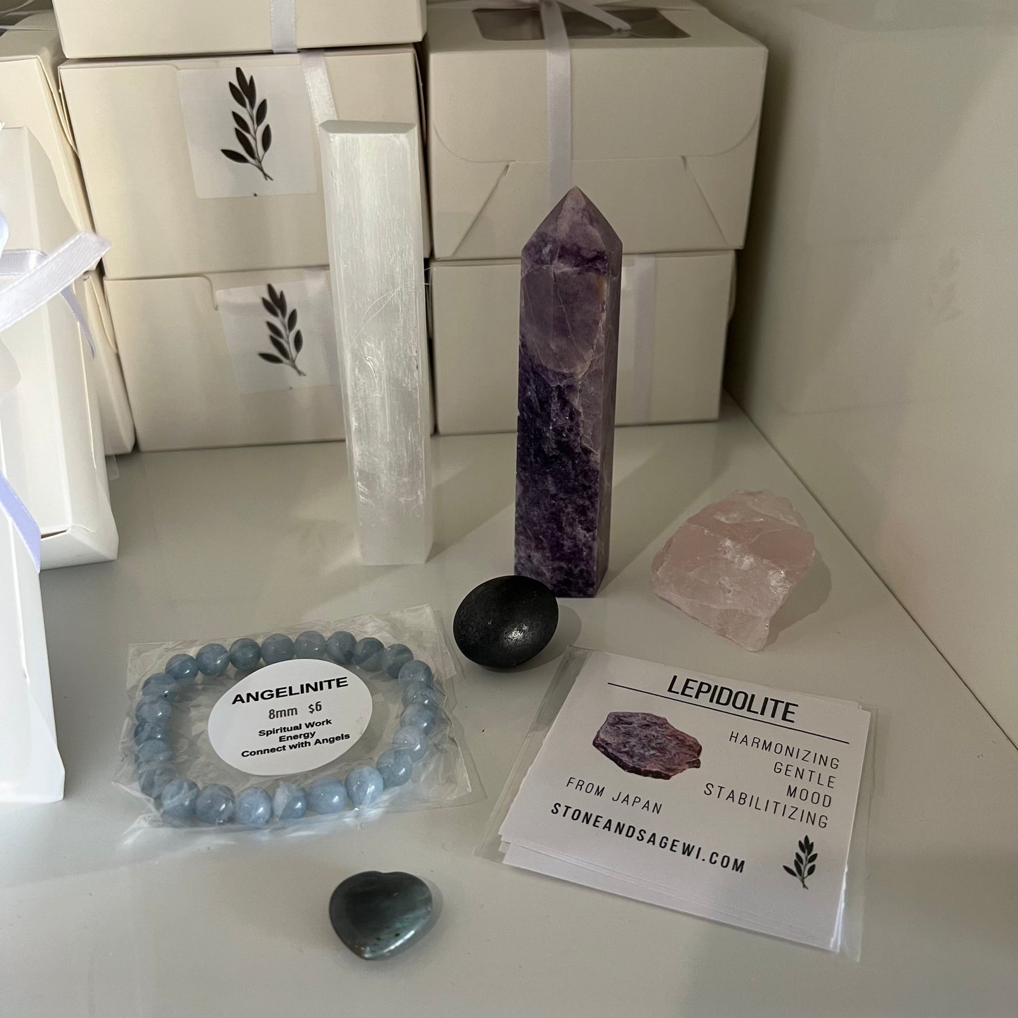 VALENTINES DAY CRYSTAL BOX SET