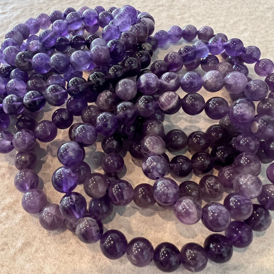 AMETHYST BEAD BRACELET