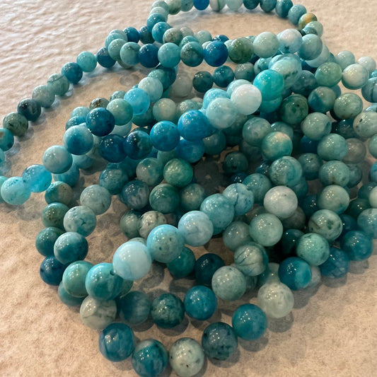 HEMIMORPHITE BEAD BRACELET