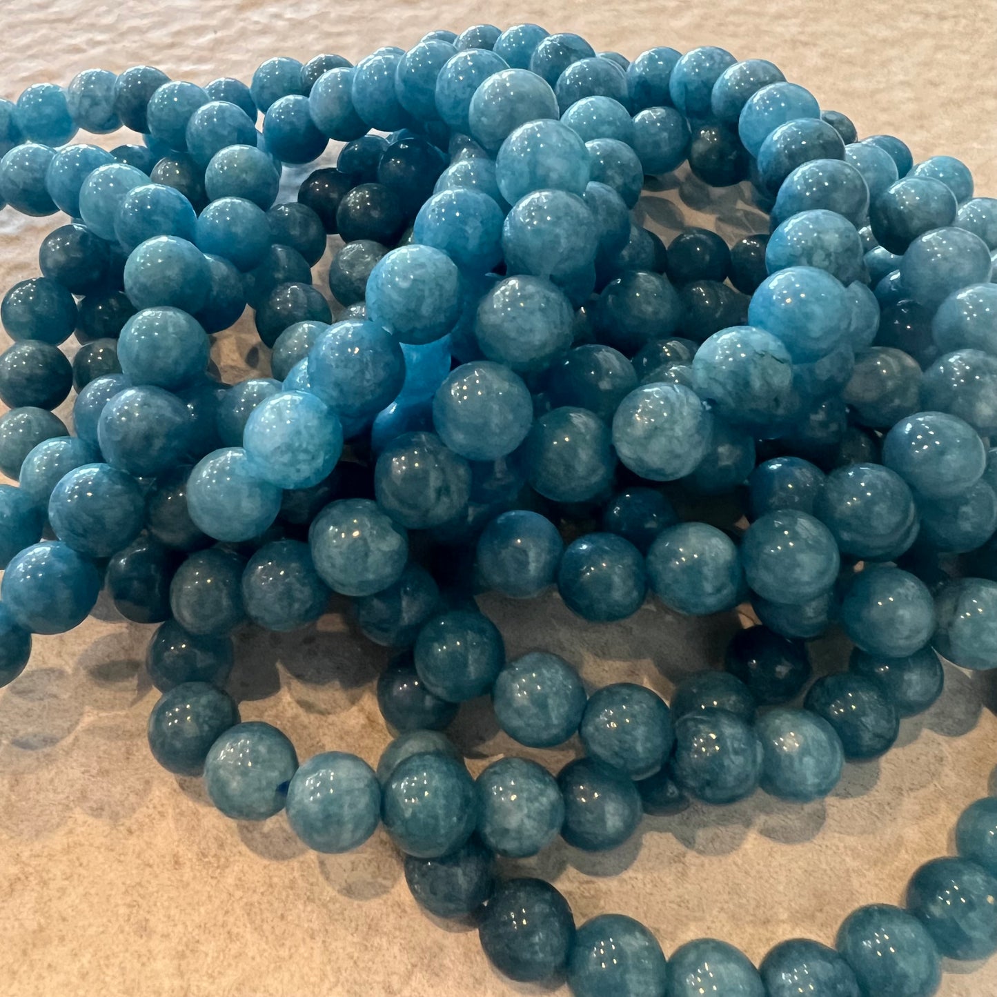 KYANITE BEAD BRACELET