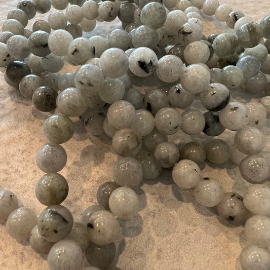 LABRADORITE BEAD BRACELET