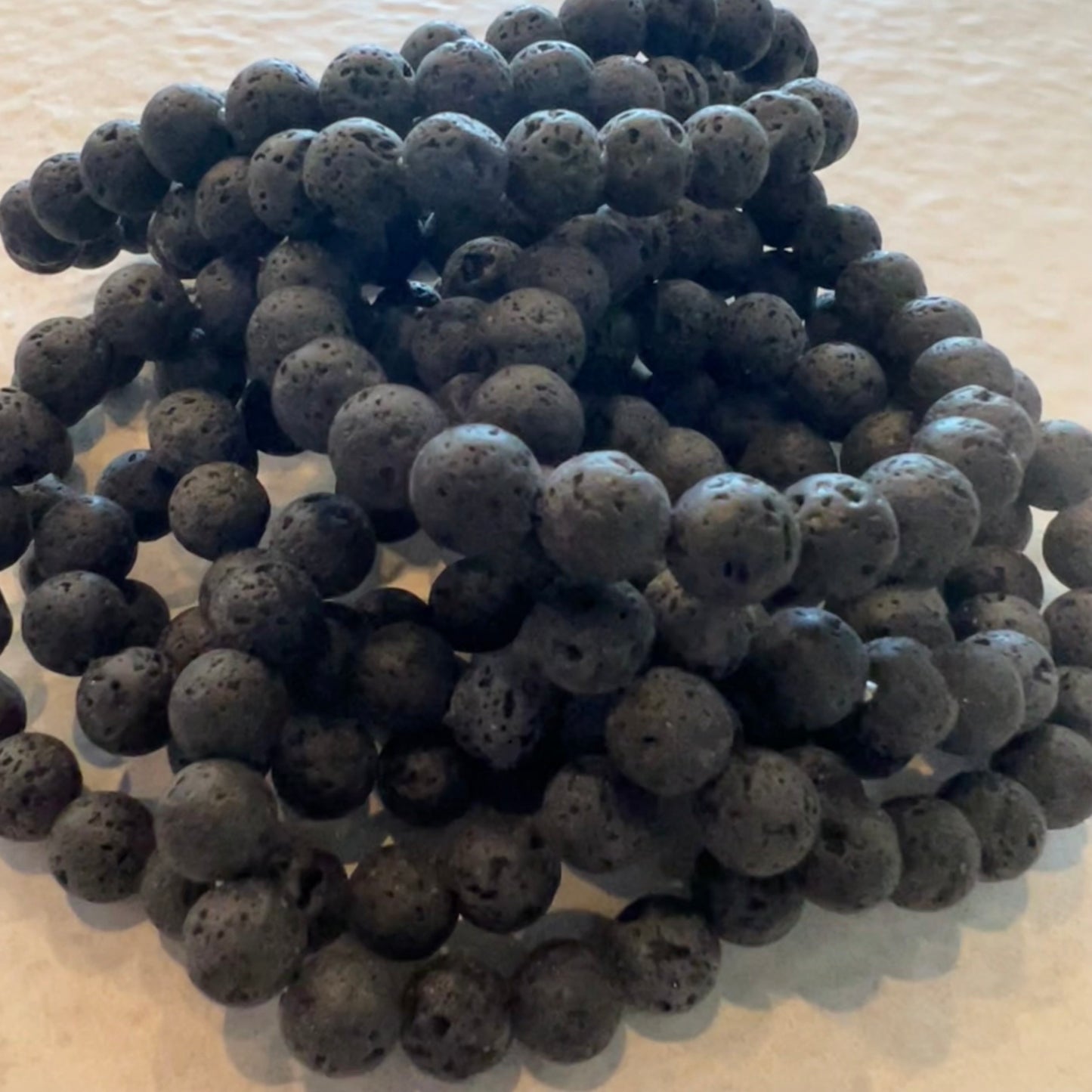 LAVAKITE BEAD BRACELET