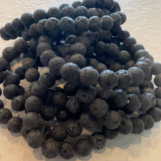 LAVAKITE BEAD BRACELET