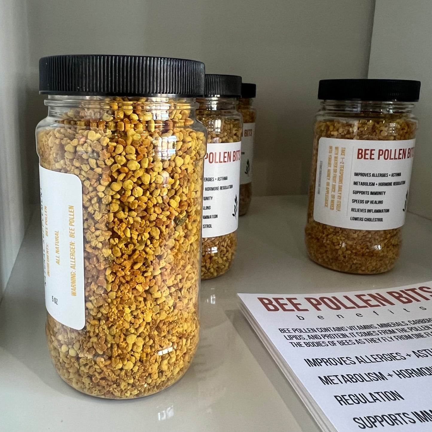 BEE POLLEN BITS - NATURAL ORGANIC SUPPLEMENT