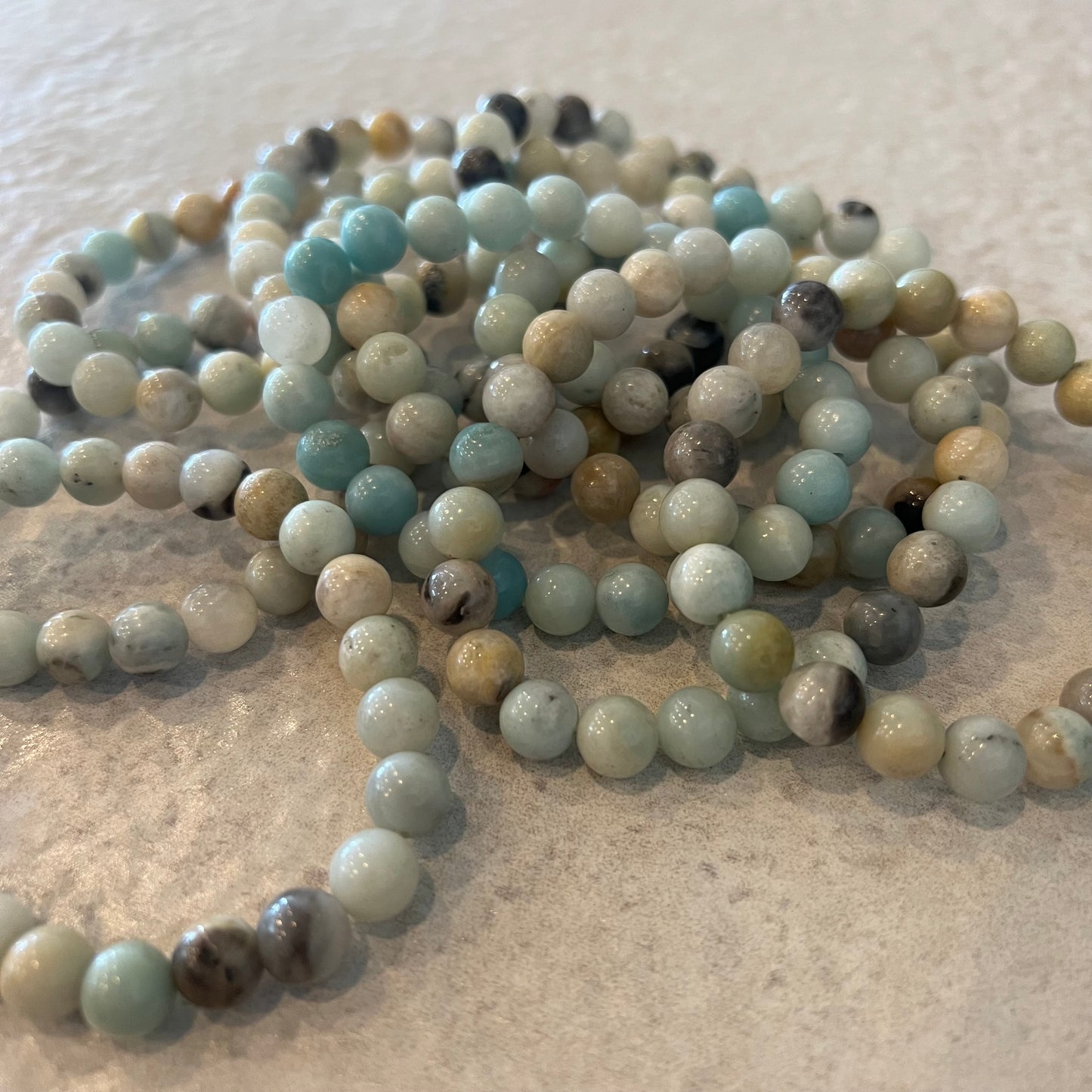 AMAZONITE BEAD BRACELET