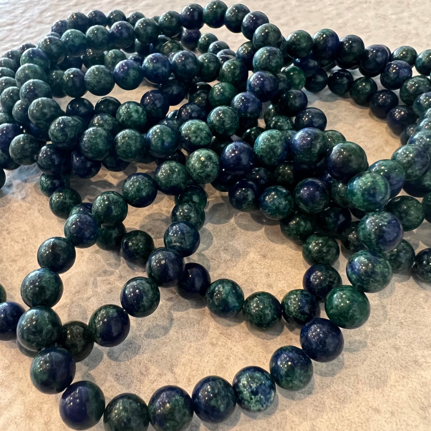 AZURITE BEAD BRACELET