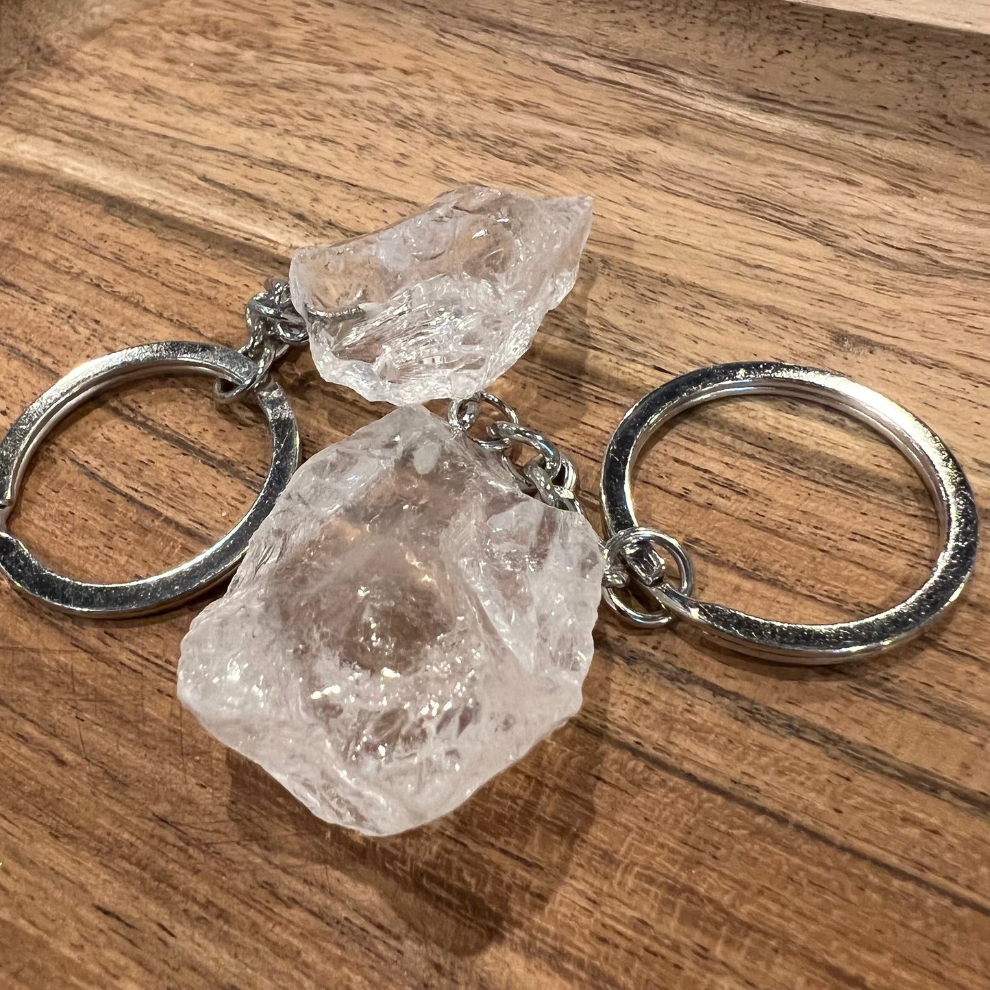 ROUGH STONE KEYCHAINS